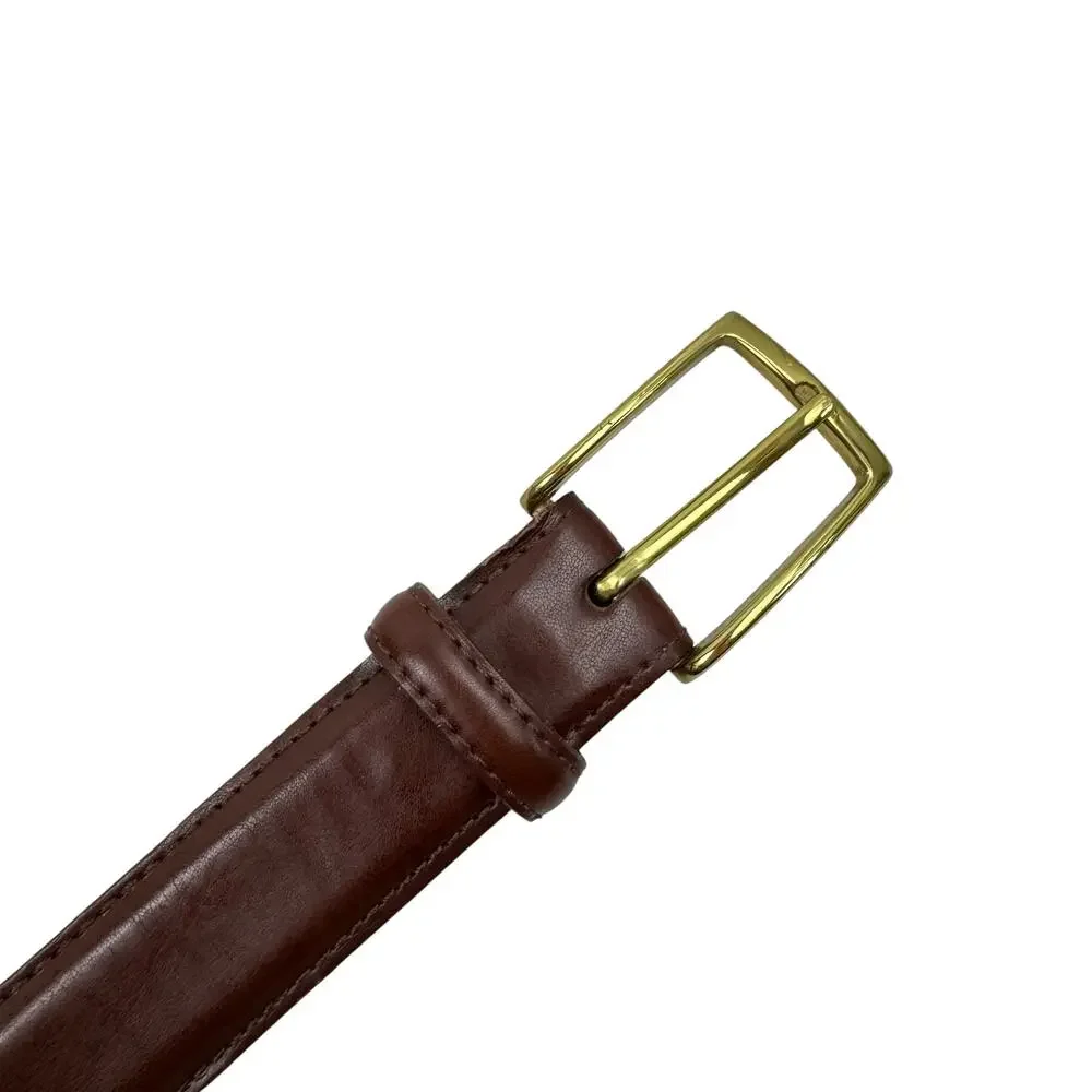 Martin Dingman Brown Leather Belt